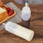 Large Squeeze Condiment Bottles with Nozzles Ketchup BBQ Sauces Olive Oil Bottle Dispenser Squeeze Sauce Bottle Kitchen Gadget