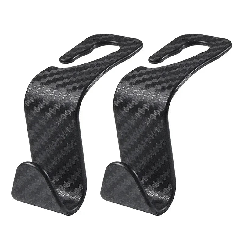 4Pcs Hooks for Bags Car Clips Front Seat Headrest Organizer Holder Auto Fastener Hangers Car Storage Interior Accessories