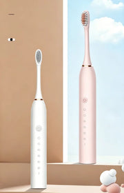 Electric Ultrasonic Toothbrush 6-Speed USB Rechargeable Waterproof Soft Bristles for Adults And Couples