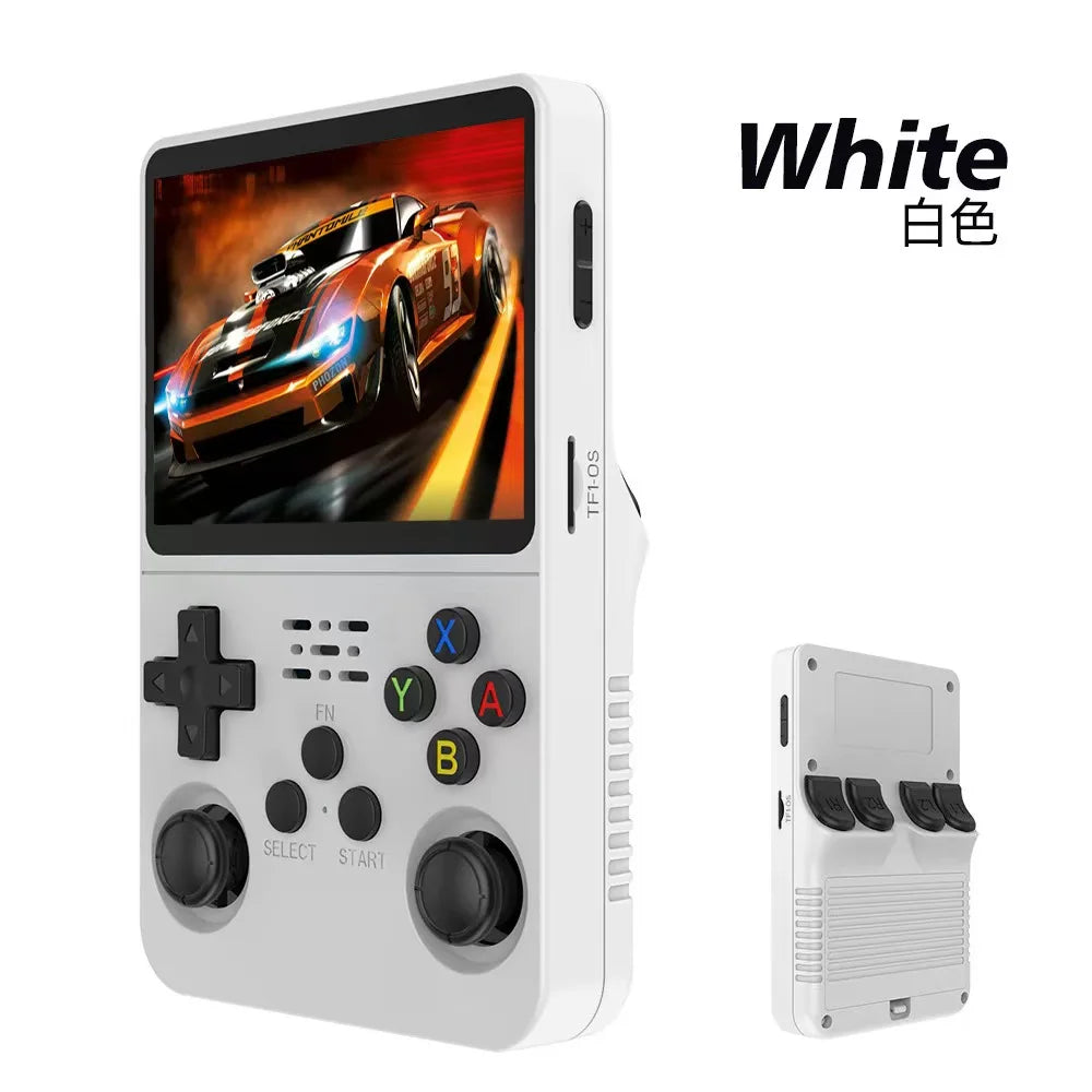 Open Source R36S Retro Handheld Game Console, Linux System, 3.5" IPS Screen, Portable Pocket Video Player, 64GB Preloaded Games