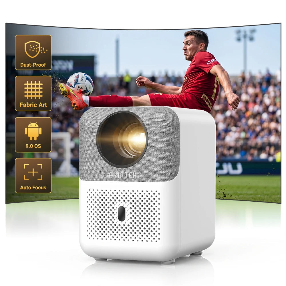 BYINTEK LOVE U4 Smart Mini Home Theater Projector 4K 1080P Video Android WIFI for Smartphone Cinema
