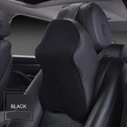 3D Spare Car Headrest Pillow Leather Ice Silk Automobile Neck Rest Waist Supports Cushion For Auto Seat Cover Accessories