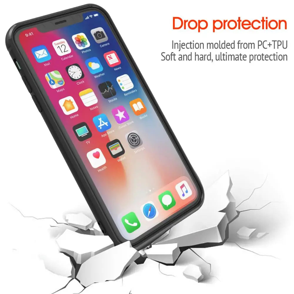 Shockproof Bike Phone Mount for iPhone 16 Pro Max | Anti-Vibration Motorcycle Handlebar Holder with Case, Secure Locking