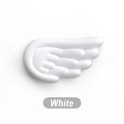Keyboard Mouse Wrist Rest Angel Wing Memory Foam Mouse Pad Set Wrist Support Ergonomic Non-Slip For Office PC Laptop Easy Typing