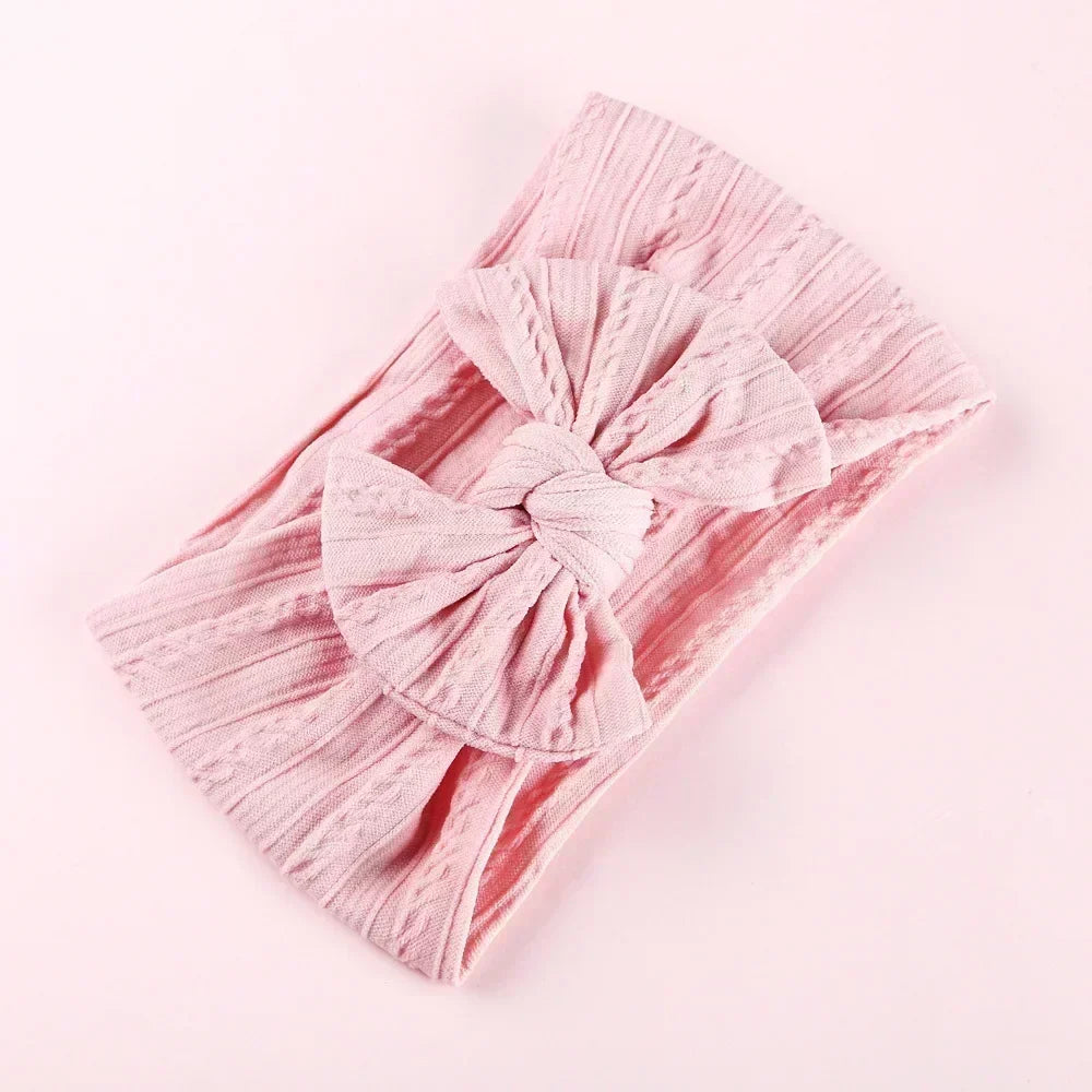 Elastic Jacquard Bow Tie Headband for Babies Infant Bow Headband Bowknot Headwear Cute Baby Headbands Girls Newborn Photography