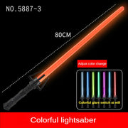 New RGB Lightsaber Laser Sword Toys Light Saber 7 Colors Change Kids Soundfonts Force FX FOC Blaster Toys Jedi Laser Sword Gifts
