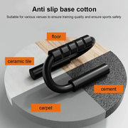 1pair S Shape Floor Chest Workout Equipment Foam Handles Chest Fitness Equipment Anti Slip Home Fitness Chest Training Equipment