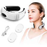 Electric Shoulder Back Massager Shiatsu Neck Massager Pulse Back Heating Muscle Pain Relief Care Relaxation Tool for Car Office