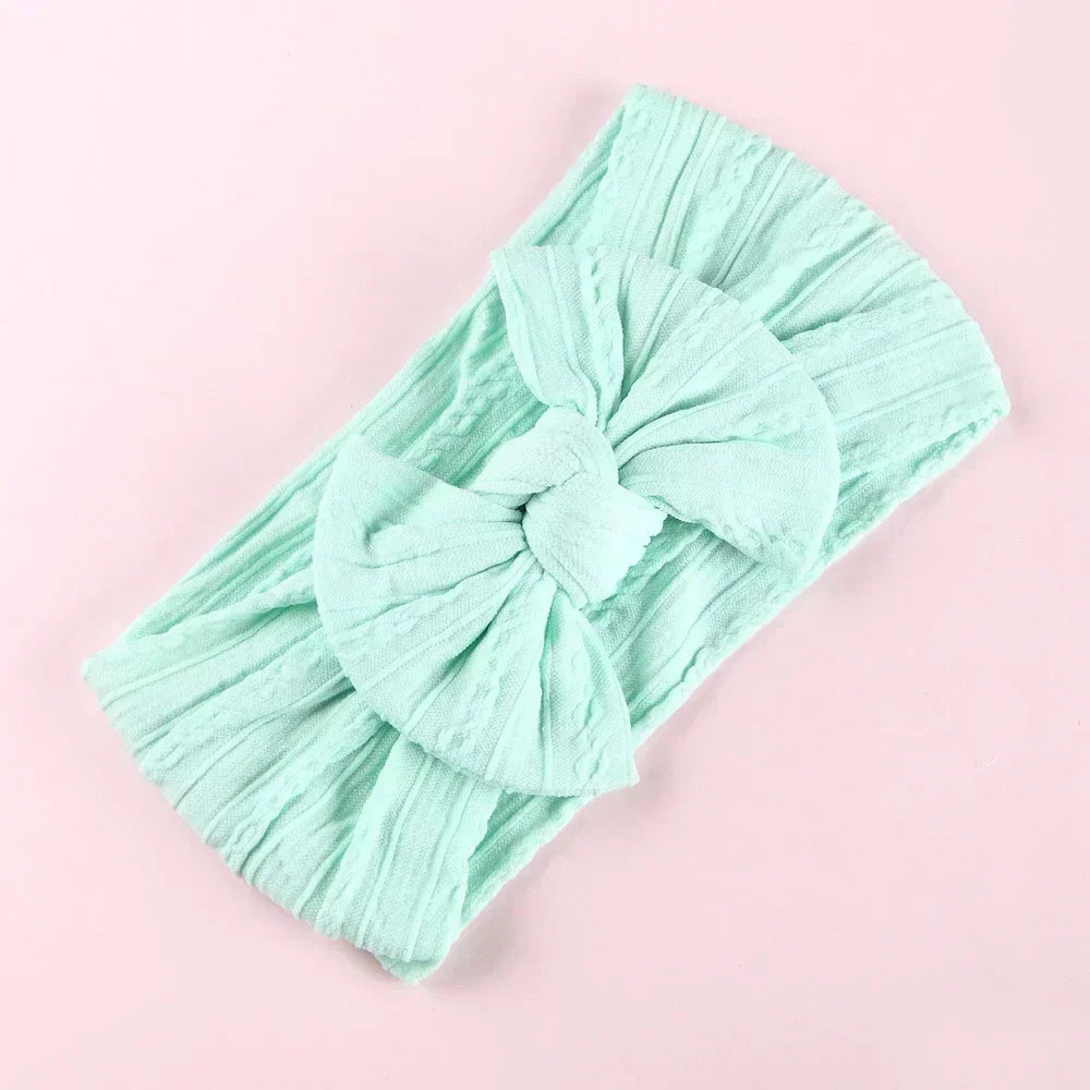 Elastic Jacquard Bow Tie Headband for Babies Infant Bow Headband Bowknot Headwear Cute Baby Headbands Girls Newborn Photography