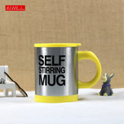 5 Colors Lazy Tazas Self Stirring Mug Coffee Cup Smart Stainless Steel Mugs Copos Inox Tea Cup