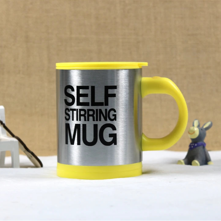 Stainless Self Stirring Mug