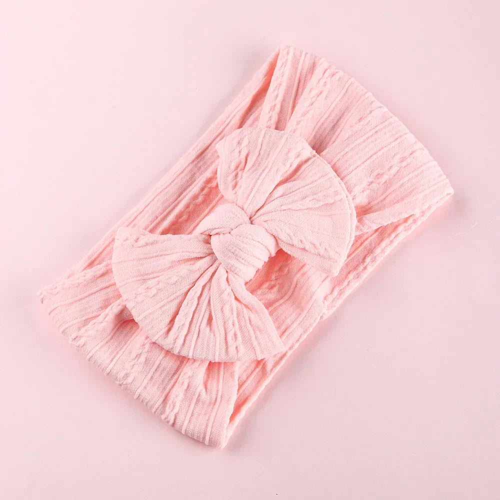 Elastic Jacquard Bow Tie Headband for Babies Infant Bow Headband Bowknot Headwear Cute Baby Headbands Girls Newborn Photography