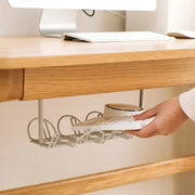 Plastic Storage Rack Cable Organizer Desk Set Rack Shelf Table Bottom Socket Holder Hanging Rack Office Stationery Holder