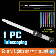 New RGB Lightsaber Laser Sword Toys Light Saber 7 Colors Change Kids Soundfonts Force FX FOC Blaster Toys Jedi Laser Sword Gifts