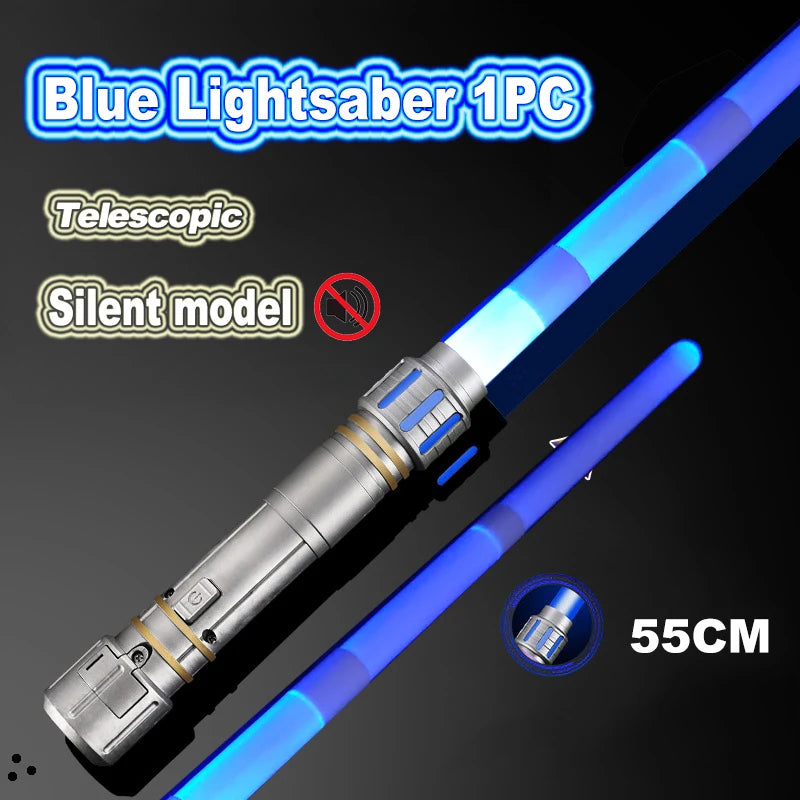 New RGB Lightsaber Laser Sword Toys Light Saber 7 Colors Change Kids Soundfonts Force FX FOC Blaster Toys Jedi Laser Sword Gifts