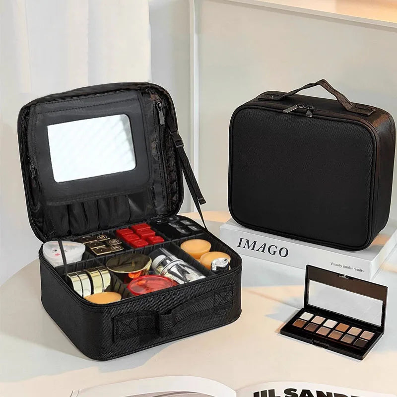 Portable Professional Makeup Case Waterproof Travel Makeup Bag Female Beauty Nail ToolBox For Women Cosmetic Organizer