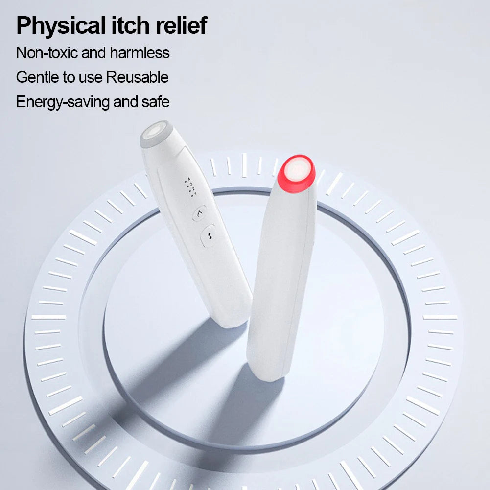 Portable Mosquito Insect Bite Relieve Itching Pen Natural Bug Bite Itch Relief Pen Rechargeable Anti-Itch Pen for Adult Children