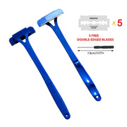 New Men Back Shaver Hair Body Shaver Safety Long Handle Foldable Trimmer Body Leg Long Handle Removal Shaving Razor Tool