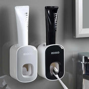No-punch Lazy Wall Mount Useful Automatic Toothbrush Holder Toothpaste Squeezer Bathroom Accessories Toothpaste Dispenser