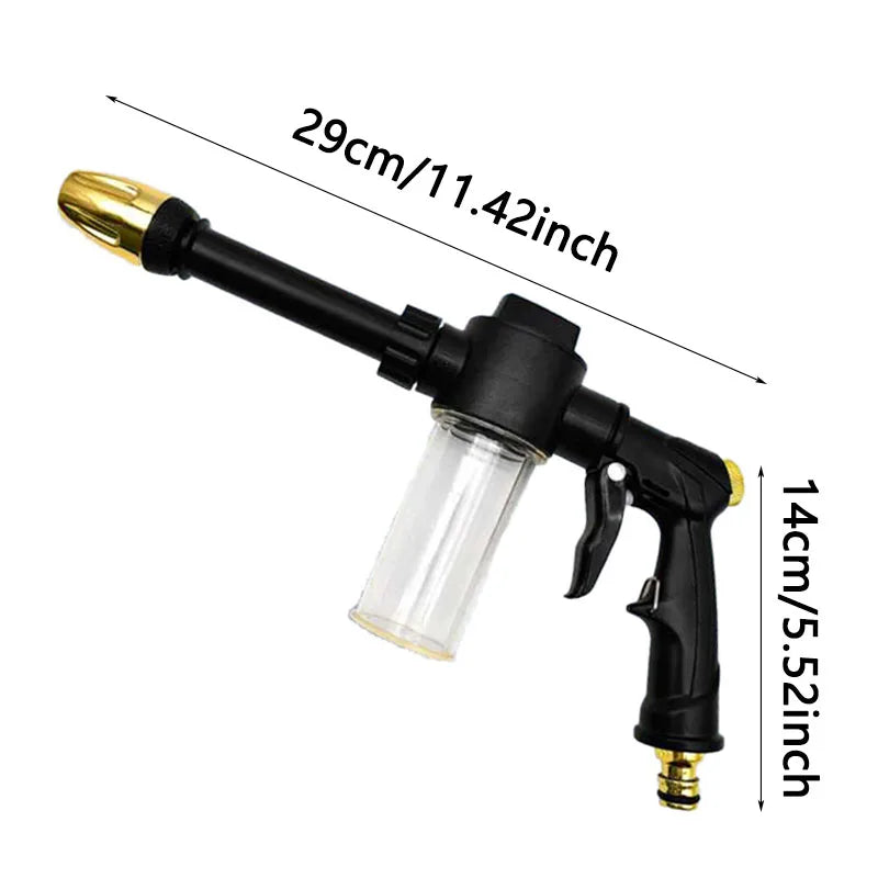 High Pressure Car Washing Water Gun Long Rod Nozzle Garden Hose Nozzle Multi-Function Watering Tool Powerful Car Cleaning Tool