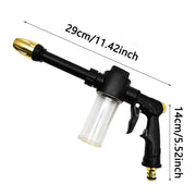 High Pressure Car Washing Water Gun Long Rod Nozzle Garden Hose Nozzle Multi-Function Watering Tool Powerful Car Cleaning Tool
