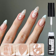 LILYCUTE 5ml Reflective Glitter Liner Gel Nail Polish Superflash Colorful Sparkling Graffiti Painting Stripe Pull Line Nail Gel