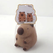 Capybara Slow Rebound  Squeeze Toy Kawaii Brown Squeeze Toys Cartoon Capybara Stress Relief Decompression Toys for Kid Best Gift