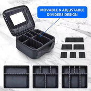 Portable Professional Makeup Case Waterproof Travel Makeup Bag Female Beauty Nail ToolBox For Women Cosmetic Organizer