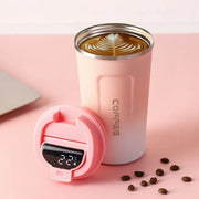 Stainless Steel Tumbler Coffee Mug Smart Travel Thermos Cup Temperature Display Insulated Car Water Cup Portable Vacuum Flasks