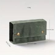 Outdoor Camping Spice Bottle Storage Bag with Wax Waterproof Spice Bottle BBQ Set without Bottle Combination Canvas Bag