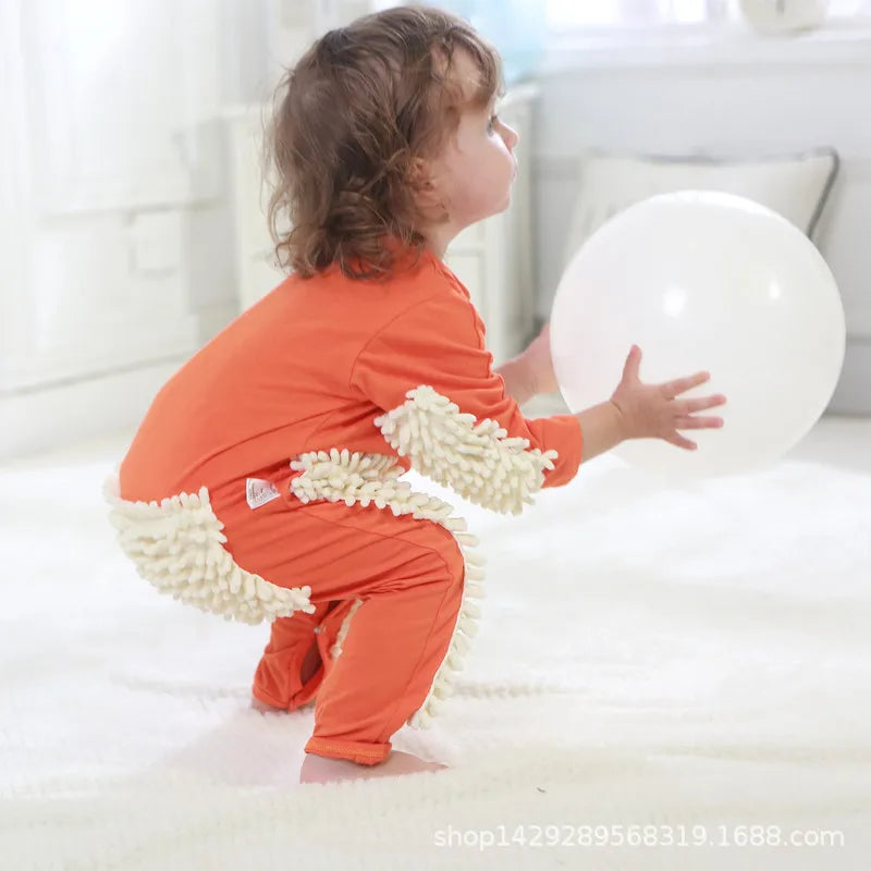 Spring Baby Girl Boy Romper Baby Boy Romper Toddler Girl Mop Suit Infant Clothes Cotton Children One-Piece Long Sleeve Jumpsuit