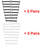 16pcs/lot Silicone Shoelaces No Tie Shoelaces 12 Colors Elastic Lace Shoelace Creative Lazy Silicone Laces Rubber Lace