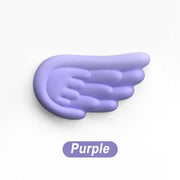 Keyboard Mouse Wrist Rest Angel Wing Memory Foam Mouse Pad Set Wrist Support Ergonomic Non-Slip For Office PC Laptop Easy Typing