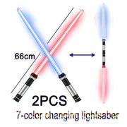New RGB Lightsaber Laser Sword Toys Light Saber 7 Colors Change Kids Soundfonts Force FX FOC Blaster Toys Jedi Laser Sword Gifts