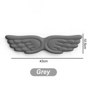 Keyboard Mouse Wrist Rest Angel Wing Memory Foam Mouse Pad Set Wrist Support Ergonomic Non-Slip For Office PC Laptop Easy Typing