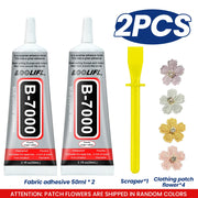 Loolifl, Quick-Drying Fabric Glue, Universal Fabric Repair Glue, Multi-Functional Clothing and Textile Sewing Adhesive, Waterproof Agent
