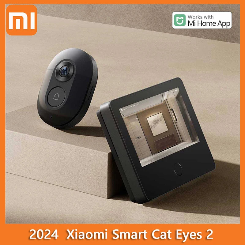 Xiaomi Smart Cat eye 2 Smart Home Video Intercom Wireless Doorbell Peephole 5-inch 720P High-Definition Infrared Night Vision