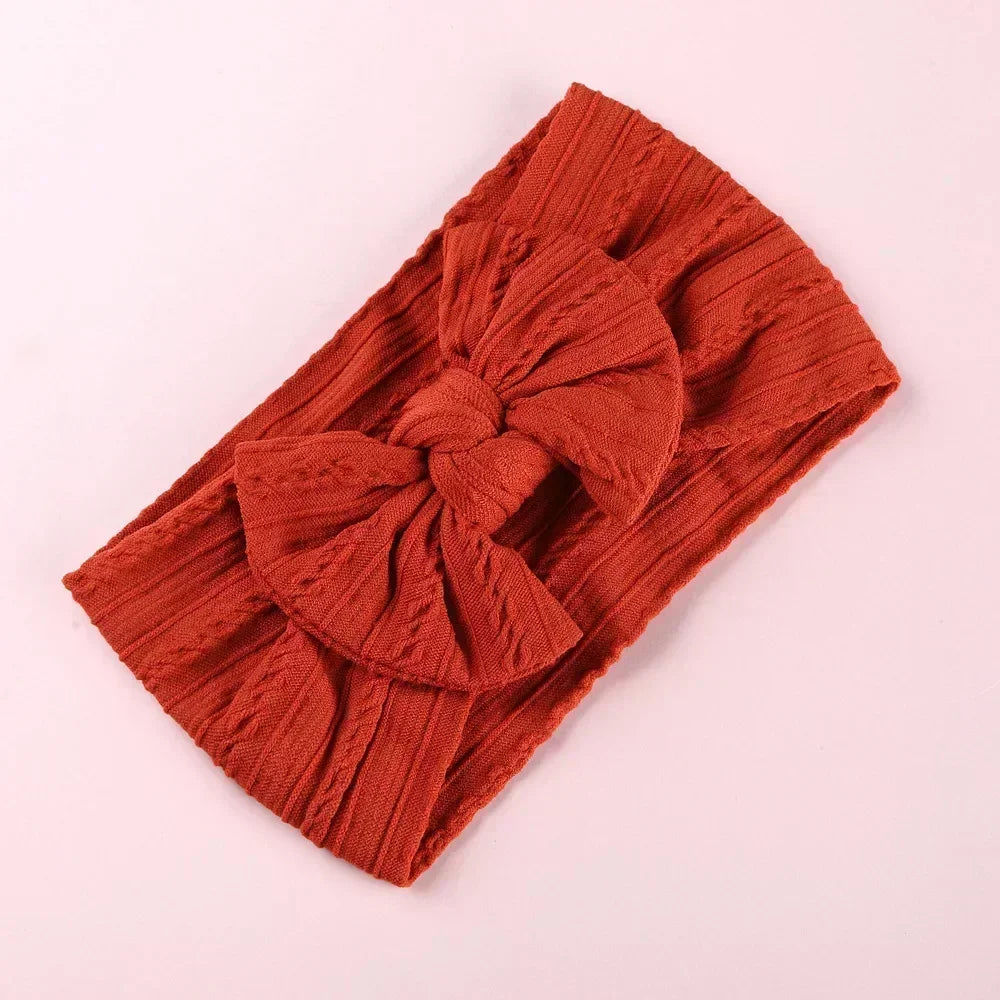 Elastic Jacquard Bow Tie Headband for Babies Infant Bow Headband Bowknot Headwear Cute Baby Headbands Girls Newborn Photography