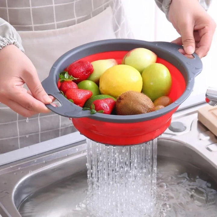 Collapsible Silicone Drain Basket