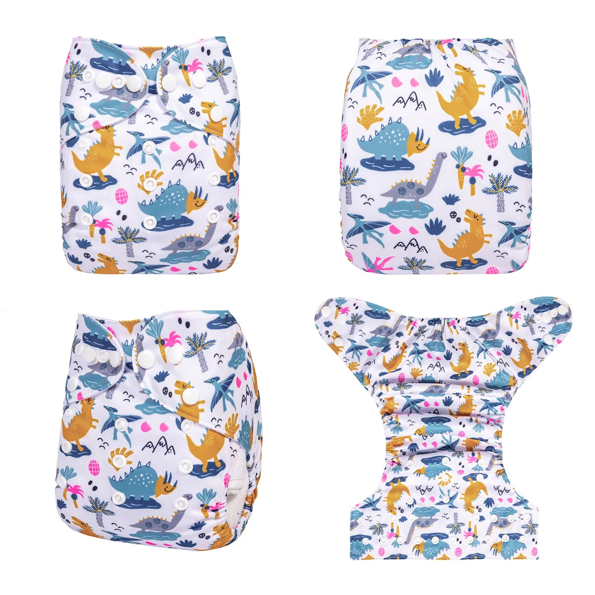 ALVABABY Modern Cloth Nappy Shell Eco-Friendly Baby Cloth Diaper Shell Adjustable Pocket Diaper Shell for Babies 3-15kg