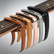 Miwayer Multifunctional Guitar Capo – Built-in Pick Storage & String Pin Remover, Spring Loaded, Silicone Pad, for Guitar/Bass