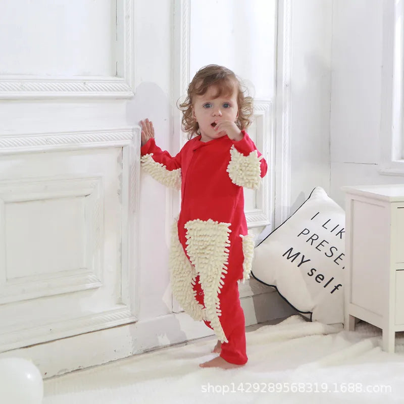 Spring Baby Girl Boy Romper Baby Boy Romper Toddler Girl Mop Suit Infant Clothes Cotton Children One-Piece Long Sleeve Jumpsuit