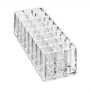 24 Slots Makeup Brush Organizer Acrylic Lipstick Organizer Cosmetic Storage Makeup Lipgloss Display Box Makeup Brushes Storage