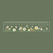 15cm Daisy Rose Ruler Student Flower Rulers Multifunction DIY Drawing Tools Measuring Tool School Office Drawing Supply