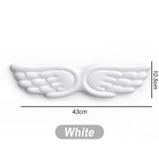 Keyboard Mouse Wrist Rest Angel Wing Memory Foam Mouse Pad Set Wrist Support Ergonomic Non-Slip For Office PC Laptop Easy Typing