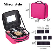 Portable Professional Makeup Case Waterproof Travel Makeup Bag Female Beauty Nail ToolBox For Women Cosmetic Organizer