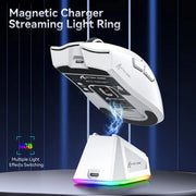 ATTACK SHARK X11 Tri-Mode Lightweight Gaming Mouse have PAW3311,22000DPI,400IPS,40G,59g,Magnetic Fast Charging,RGB backlight