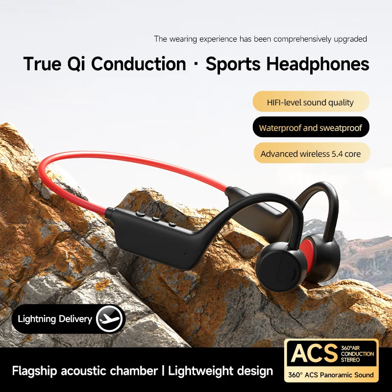 X1Pro Wireless sports open-ear air conduction headphones ear-hook design, supports memory card, outdoor Bluetooth headset