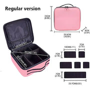 Portable Professional Makeup Case Waterproof Travel Makeup Bag Female Beauty Nail ToolBox For Women Cosmetic Organizer