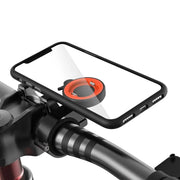 Shockproof Bike Phone Mount for iPhone 16 Pro Max | Anti-Vibration Motorcycle Handlebar Holder with Case, Secure Locking